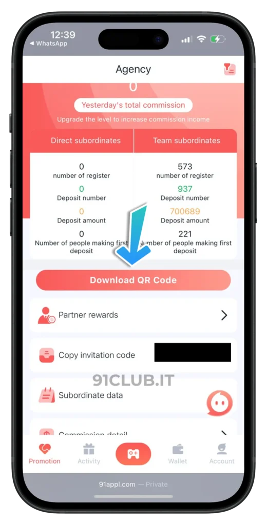 91-club-promotional-page